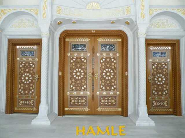 HAMLE konya cami kapısı imalatı,konya kündekari kapı firmaları,ahşap oyma kapı,cami kapısı imalatçıları