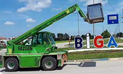 GEZGEN Çanakkale telehandler manitou Forklift Vinç