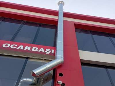 ÖZ ALTAŞ Konya  restaurant bacası, lokanta davlumbaz, cafe davlumbaz, fabrika atölye havalandırma